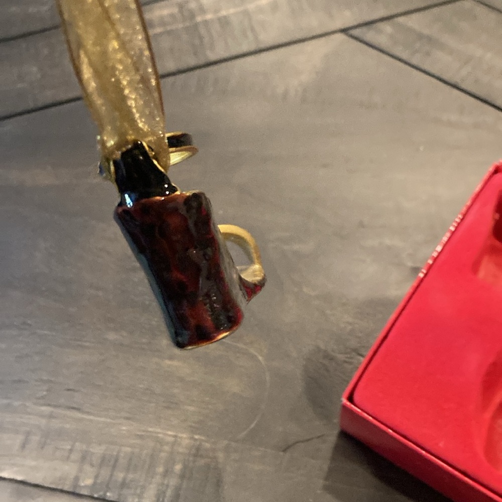 Shoe Christmas Ornament by Bombay - Cecily Leopard Wedge - Picture 7 of 10